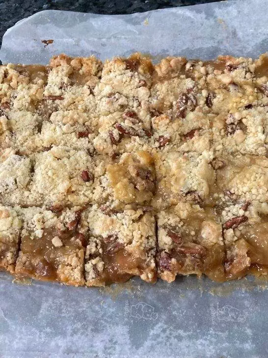 Easy Bananas Foster Bars - Out of the Box Baking