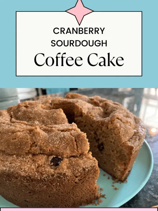 Cranberry Sourdough Coffee Cake from Out of the Box Baking