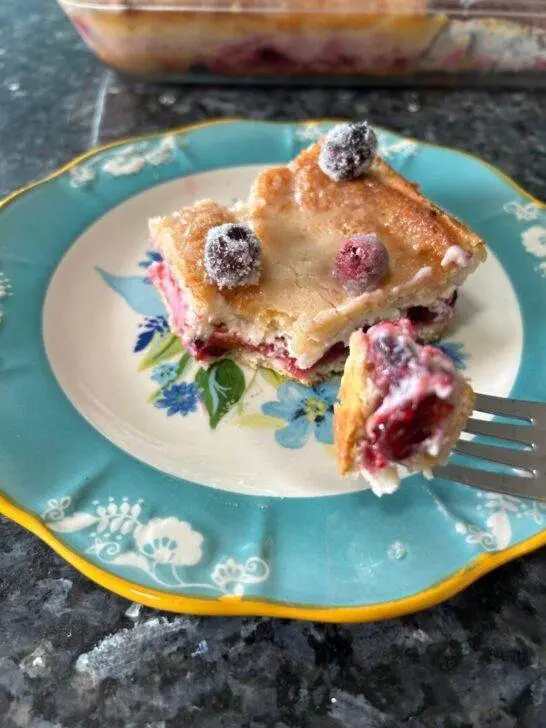 Orange-Cranberry Cheesecake Bars from Out of the Box Baking
