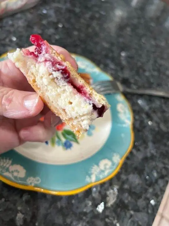 Orange-Cranberry Cheesecake Bars from Out of the Box Baking