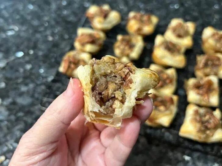 Puff Pastry Pecan Pie Bites from Out of the Box Baking
