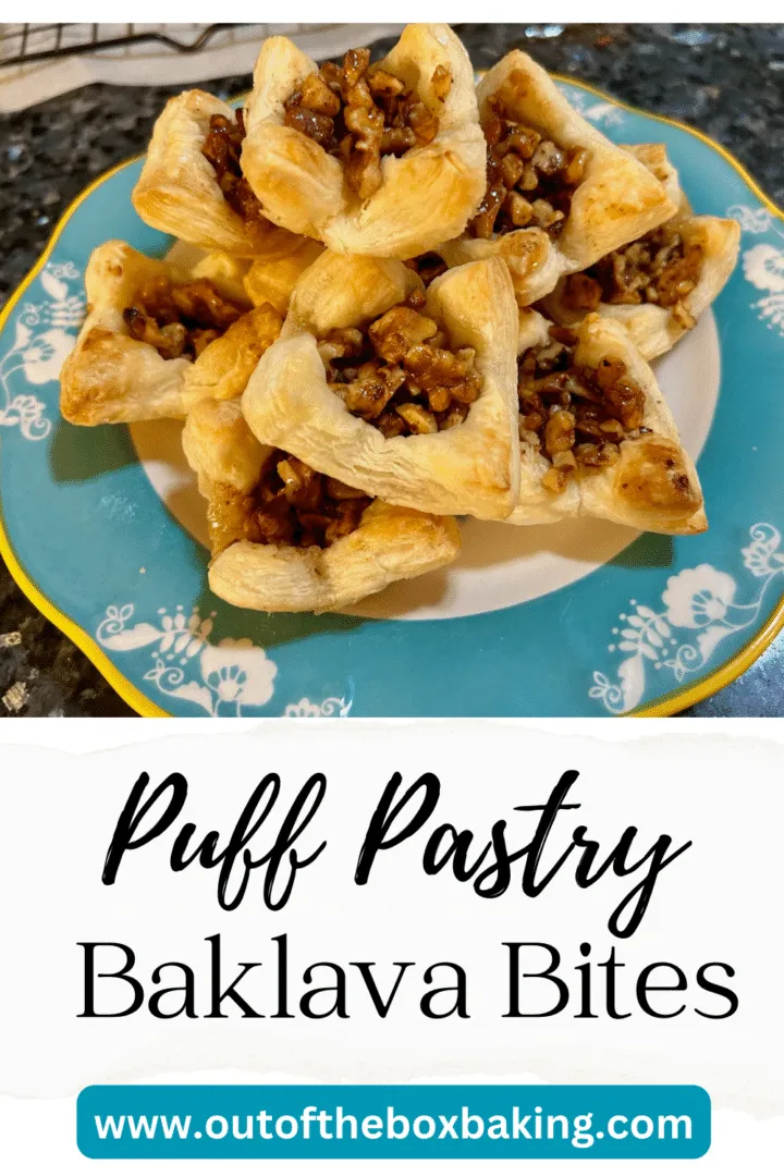 Puff Pastry Baklava Bites from Out of the Box Baking