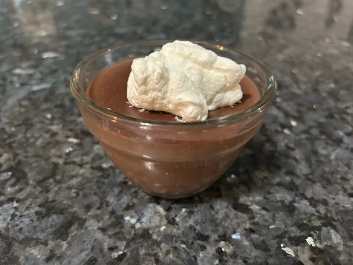 Simple Chocolate Pudding from Out of the Box Baking.com