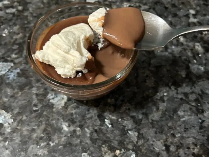Simple Chocolate Pudding from Out of the Box Baking.com