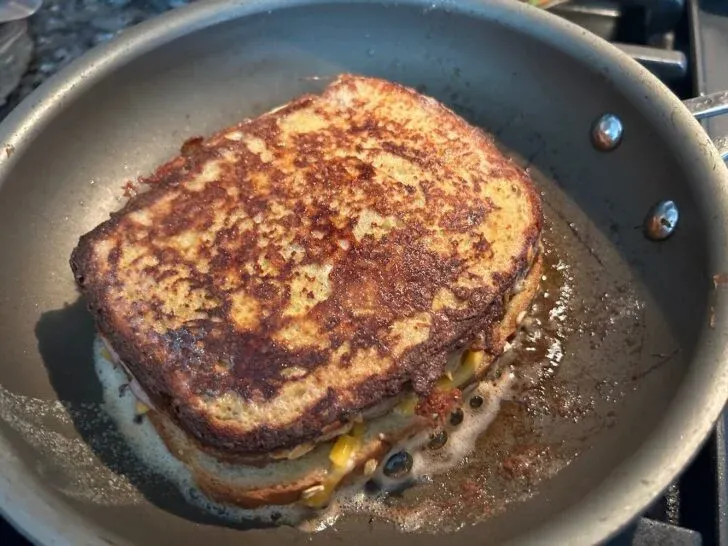 Ham and Cheese Stuffed French Toast