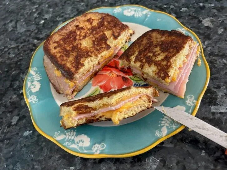 Ham and Cheese Stuffed French Toast
