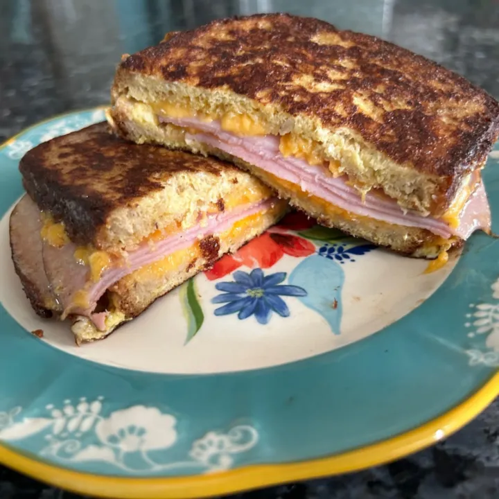 Ham and Cheese Stuffed French Toast