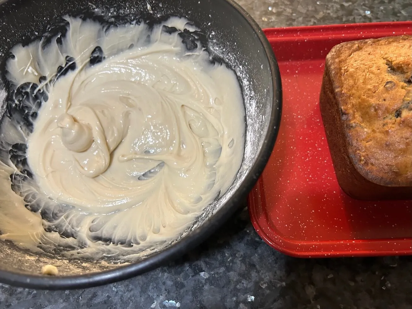 Easy Carrot Bread with Cream Cheese Frosting from Out of the Box Baking.com