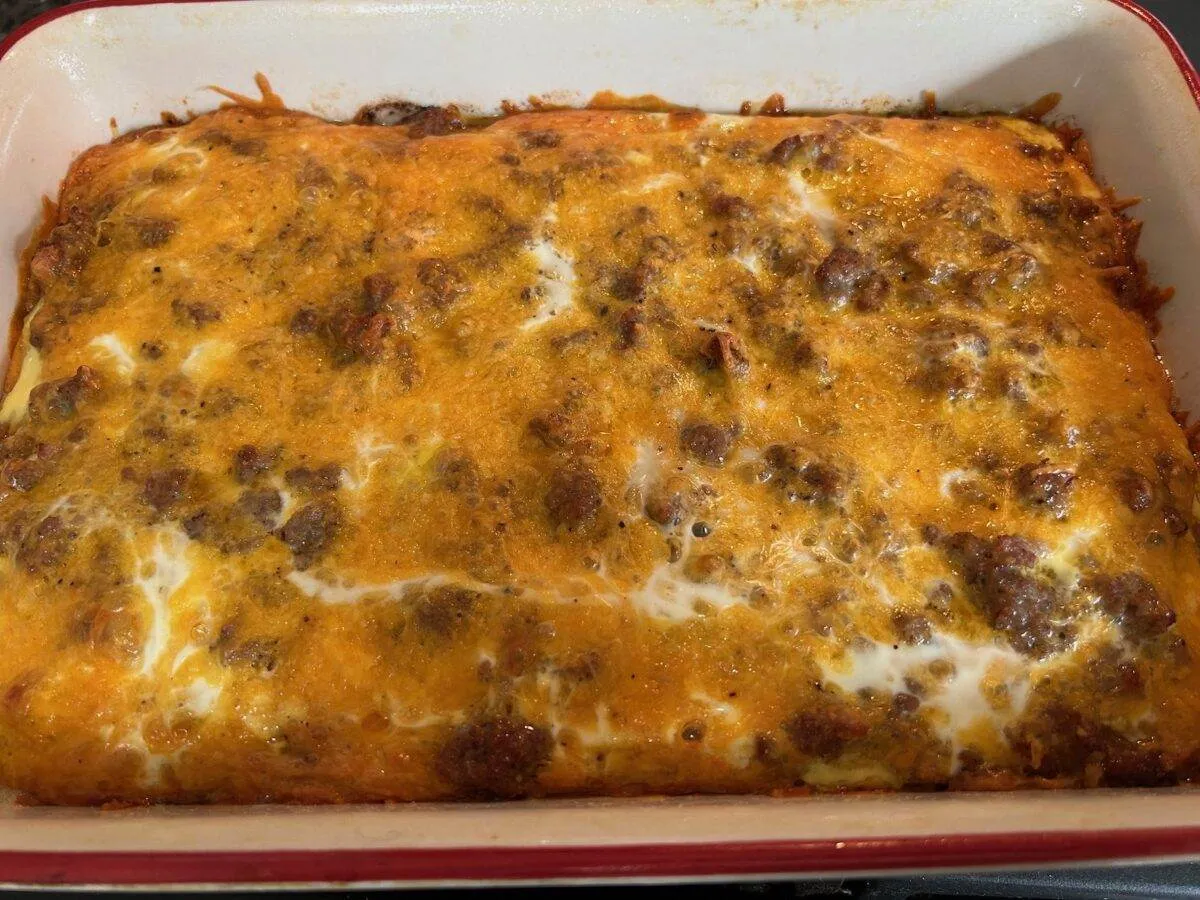 Easy Hashbrown Casserole Out of the Box Baking