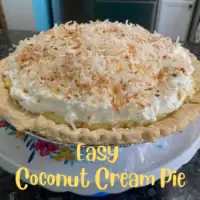Easy Coconut Cream Pie - Out of the Box Baking