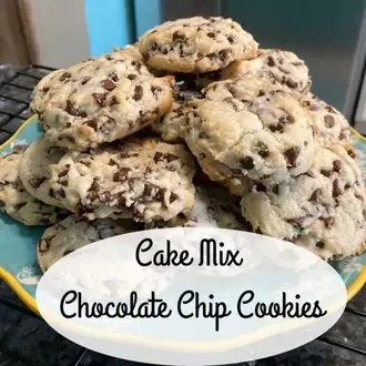Cake Mix Chocolate Chip Cookies