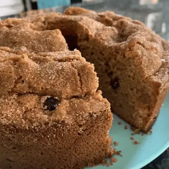 Cranberry Sourdough Coffee Cake