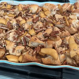 Apple Pie Monkey Bread Casserole