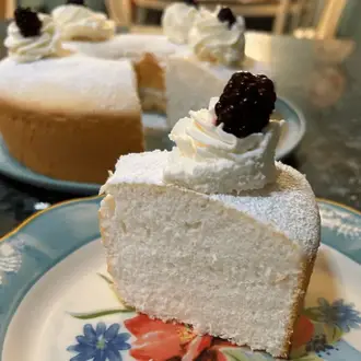 Mock Angel Food Cake (Doctored Cake Mix)