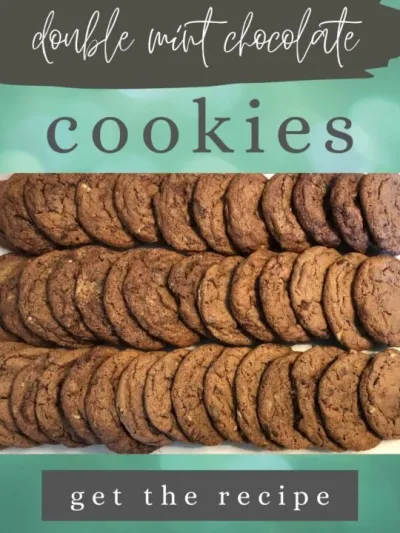 Double Mint Chocolate Cookies