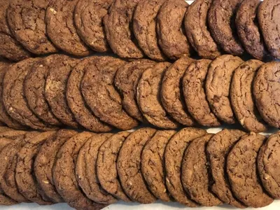 Double Mint Chocolate Cookies are gooey, rich, and loaded with minty goodness!