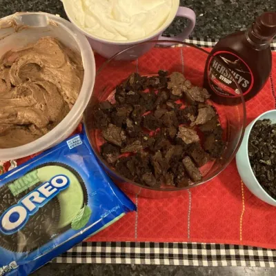 Mint Oreo Trifle