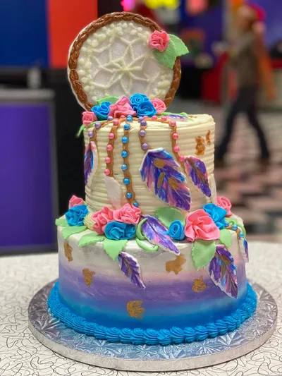 How to Tier a Cake from Out of the Box Baking.com