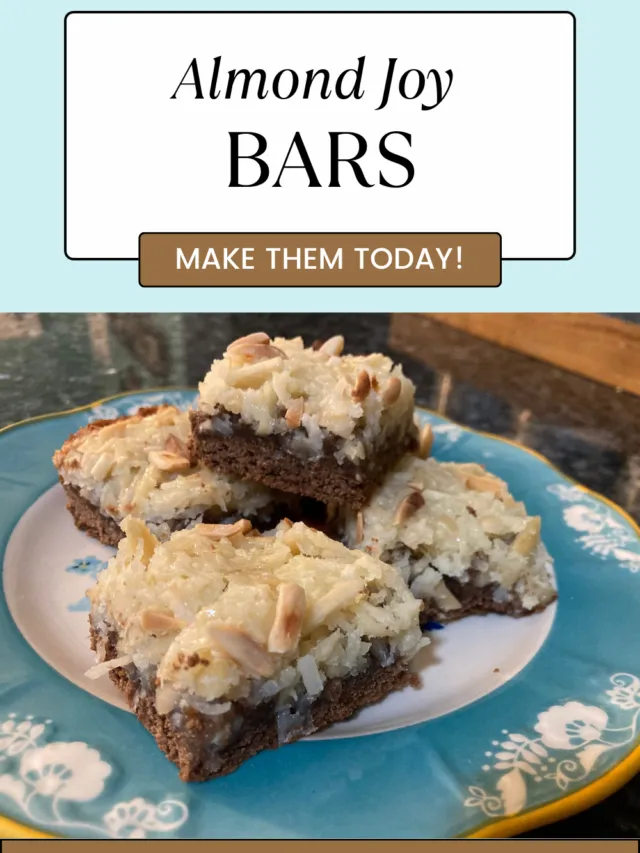 Easy Almond Joy Bars (Doctored Cake Mix) Out of the Box Baking