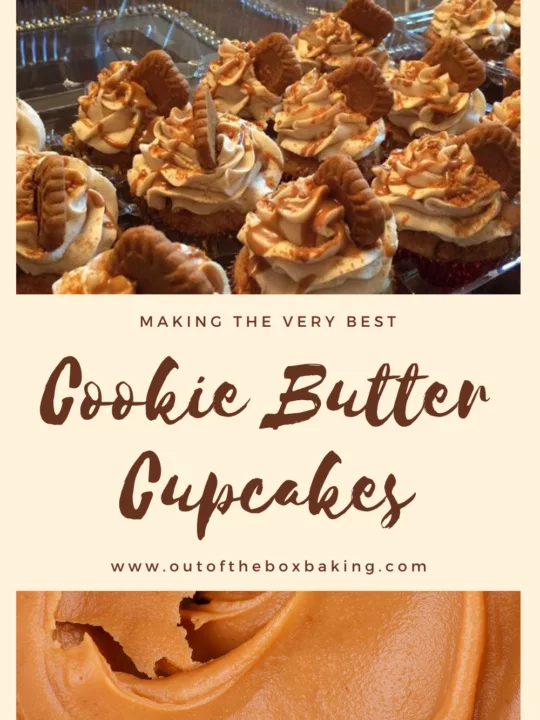 cookie butter cupcakes