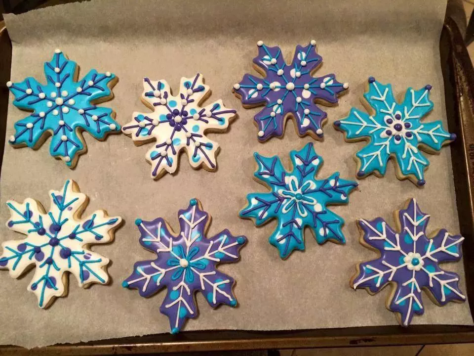 frozen snowflake cookies