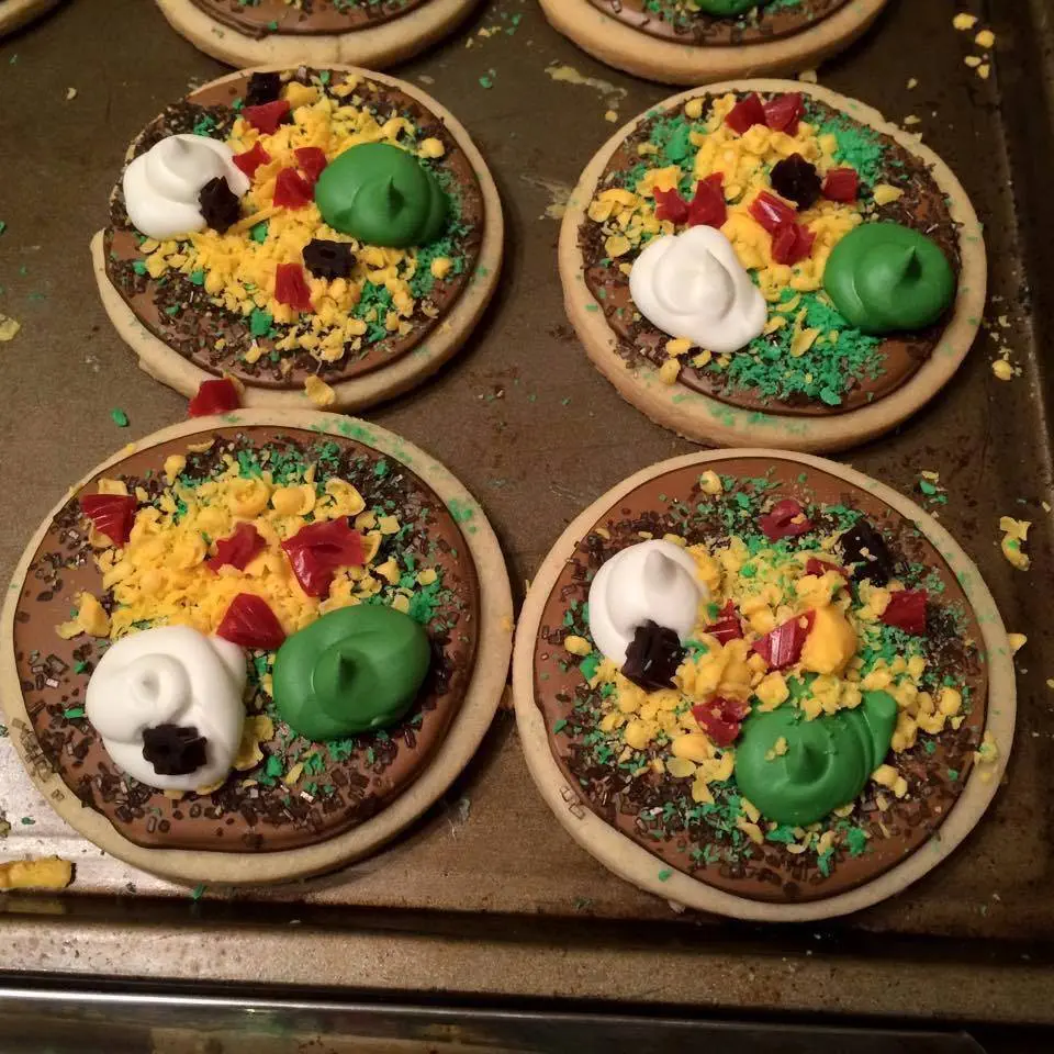 using a circle cookie cutter