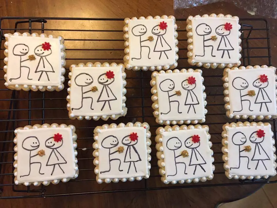 using a square cookie cutter