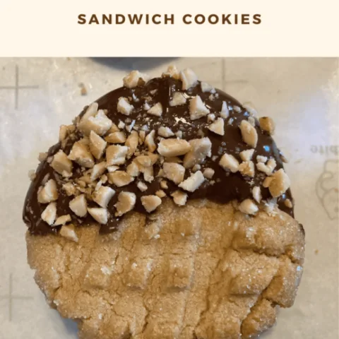 Peanut Butter Nutella Sandwich Cookies