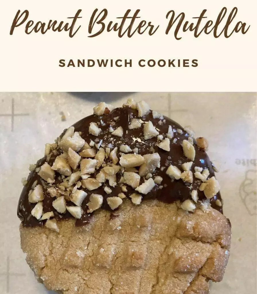 Peanut Butter Nutella Sandwich Cookies