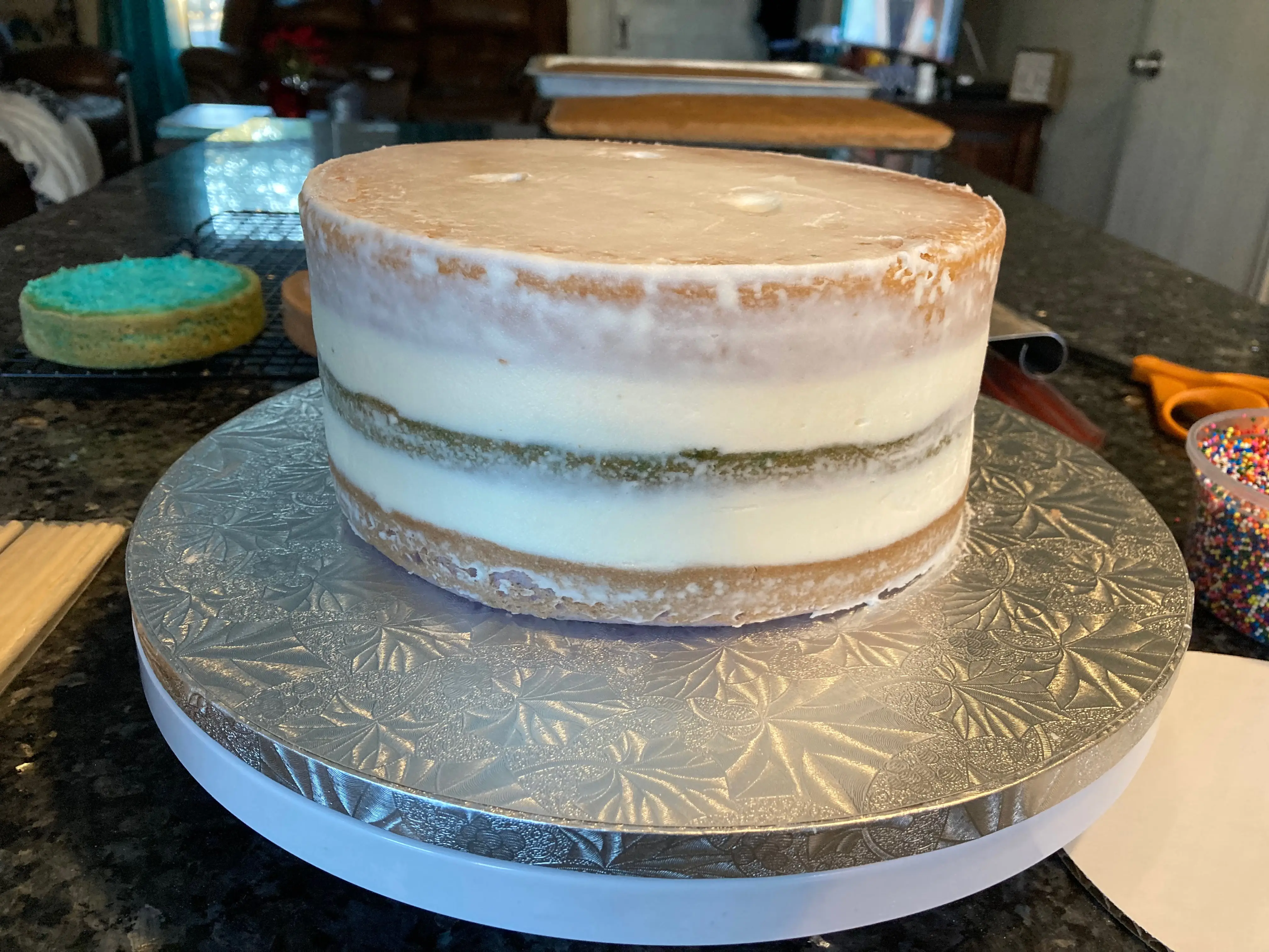 DIY wedding cake