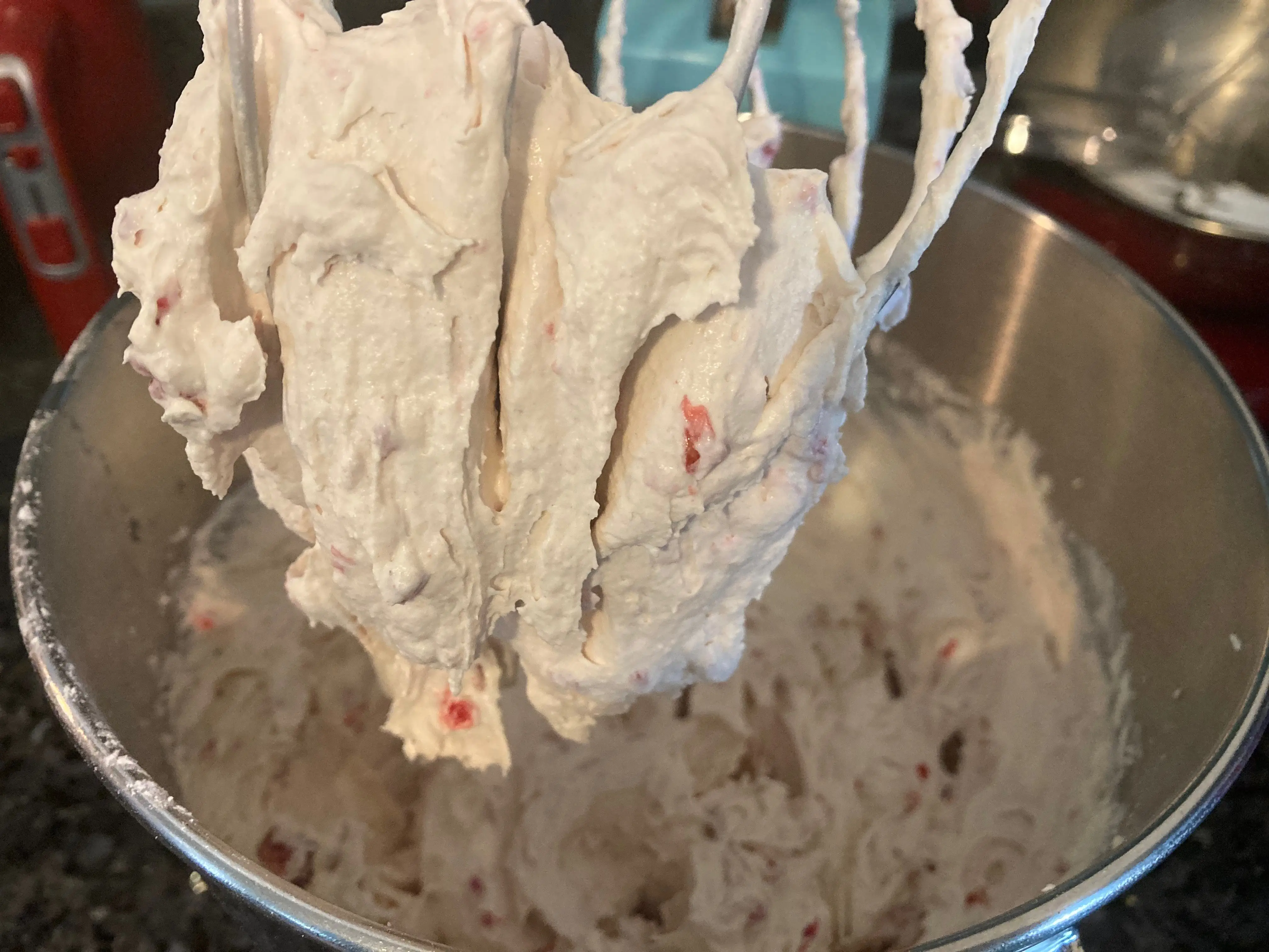 raspberry whipped cream