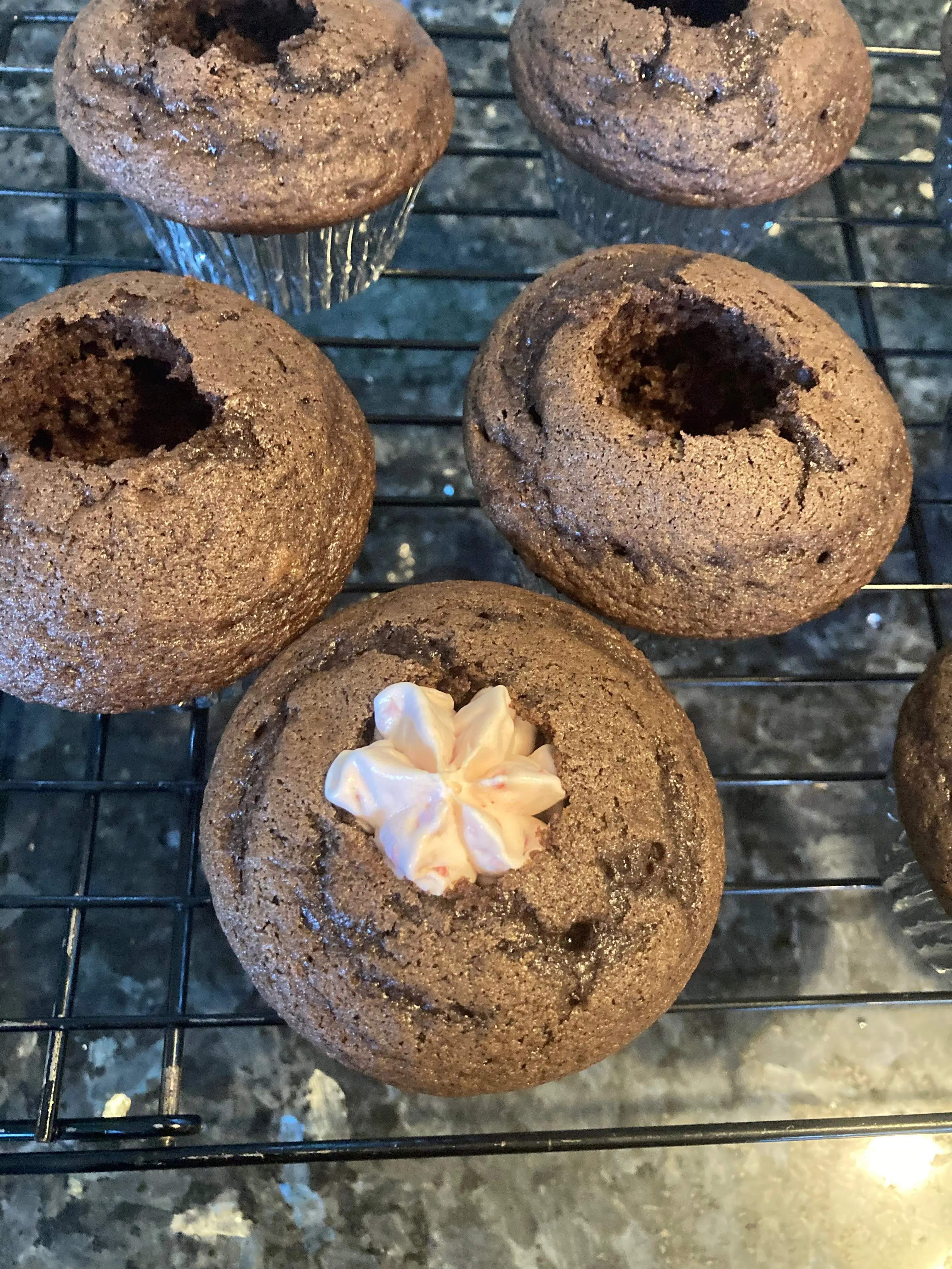 filled cupcakes