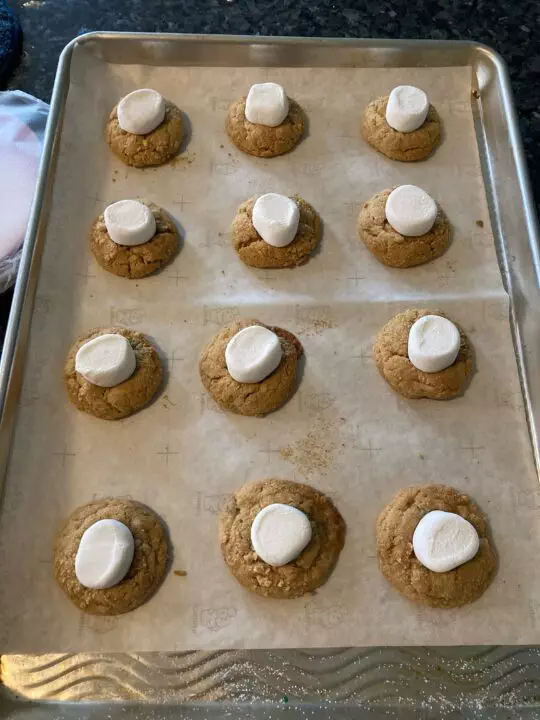s'mores kiss cookies