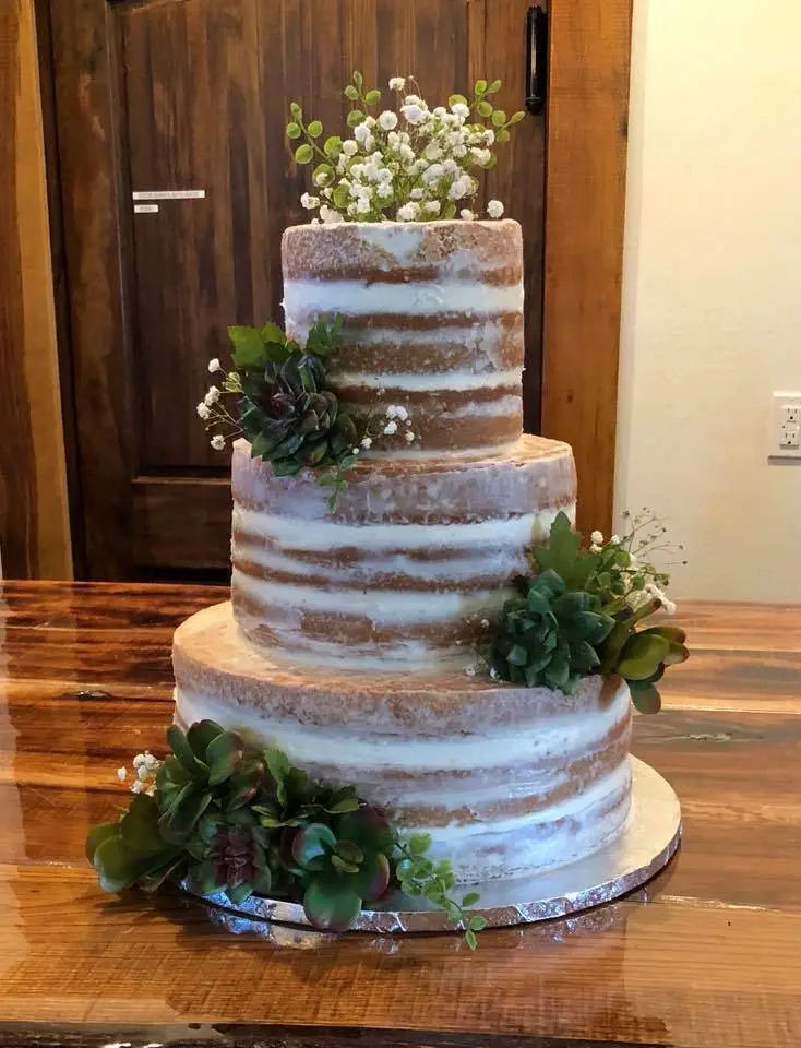 DIY wedding cake
