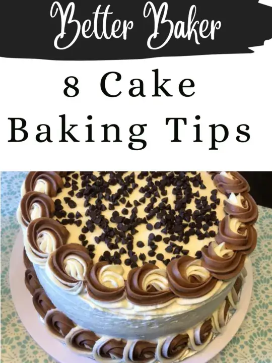 8 Cake Baking Tips from outoftheboxbaking.com