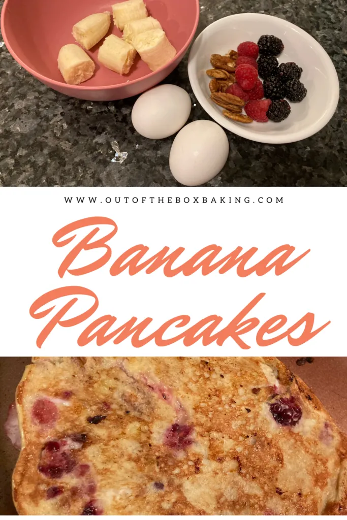 Healthy Banana Pancakes (without flour) Out of the Box Baking
