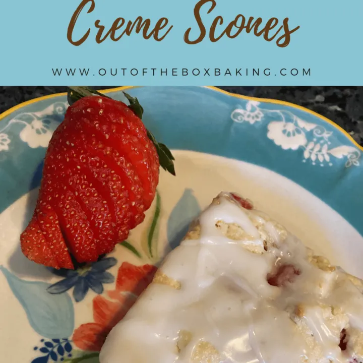 Strawberry Lemon Creme Scones