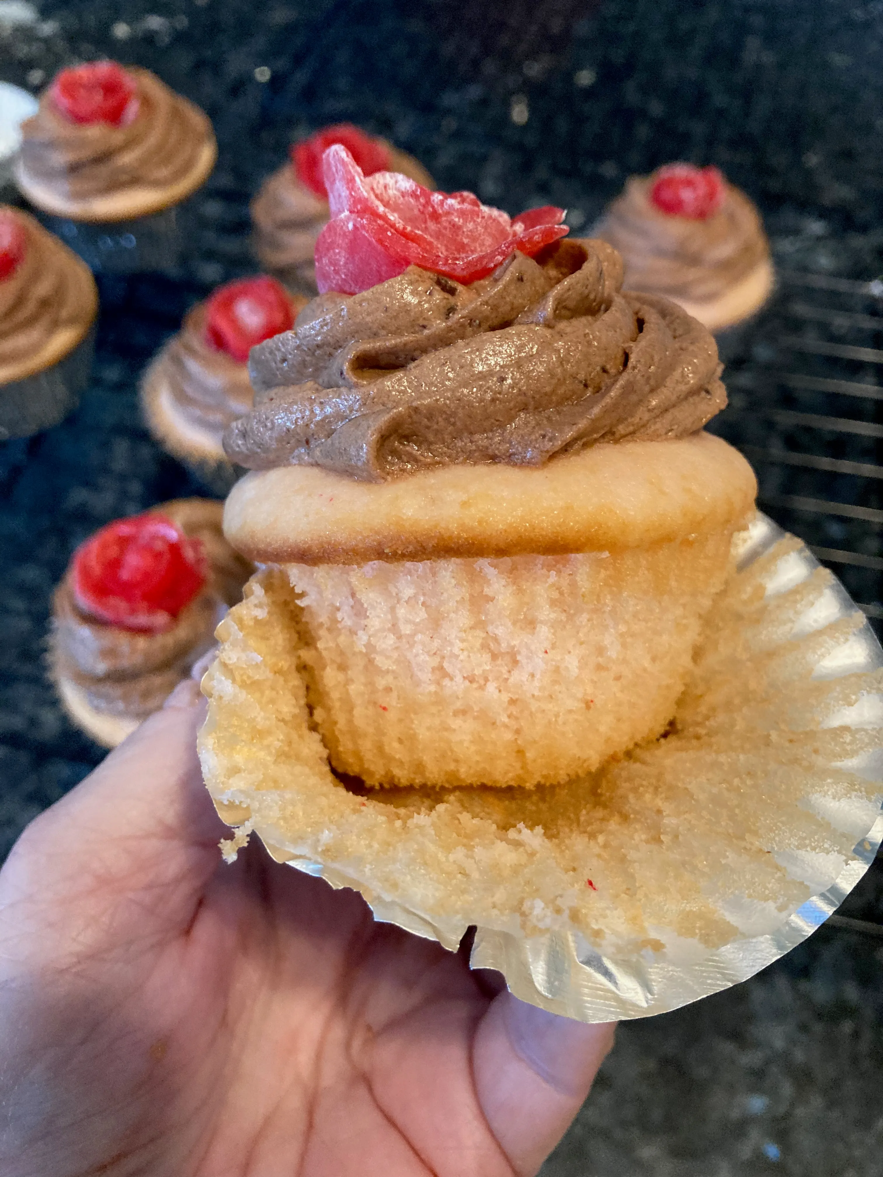 valentine cupcakes