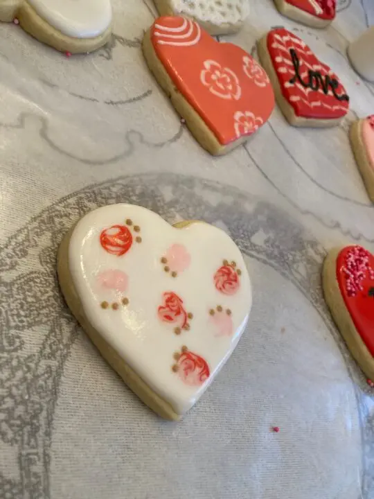rose cookies