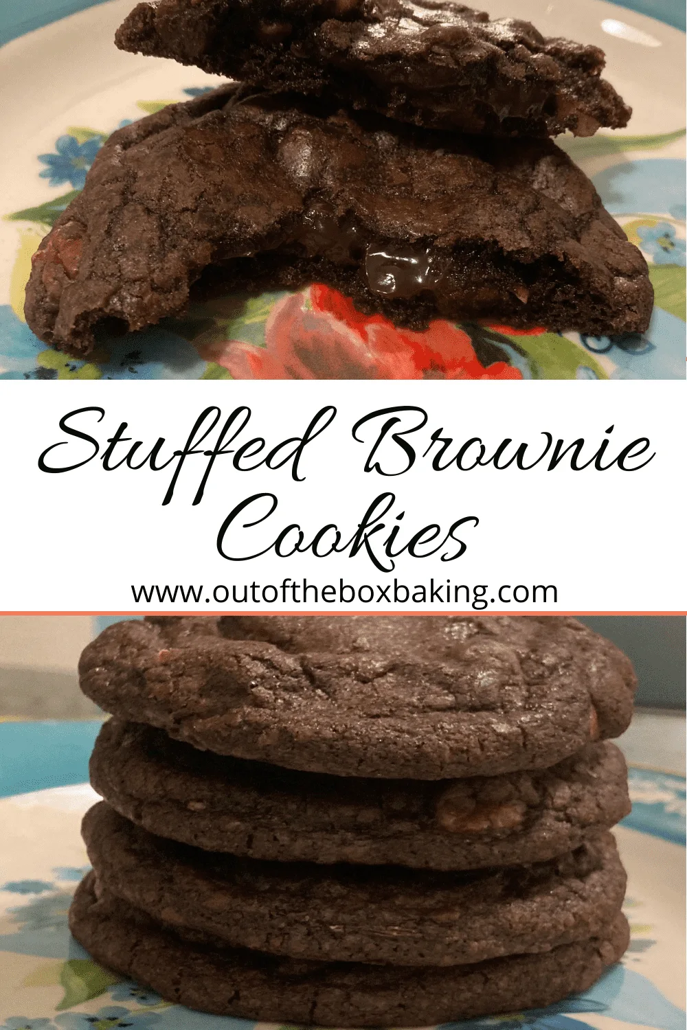 Stuffed Brownie Cookies
