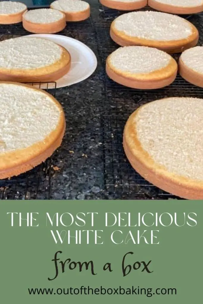 The Most Delicious White Cake from a Box (Doctored Cake Mix) from Out of the Box Baking.com
