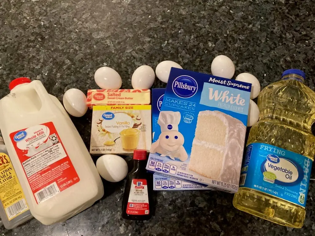 The Most Delicious White Cake from a Box (Doctored Cake Mix) from Out of the Box Baking.com