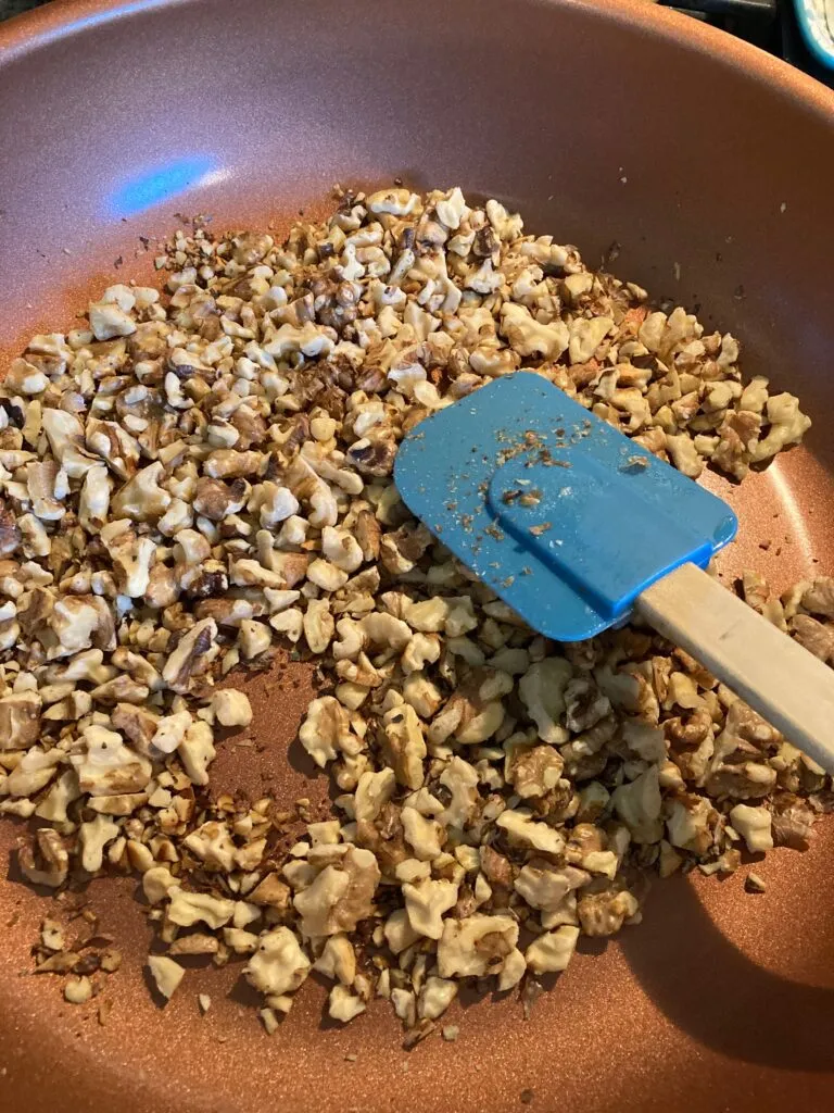 Luscious Brown Butter Walnut Cake with Maple Glaze from Out of the Box Baking.com
