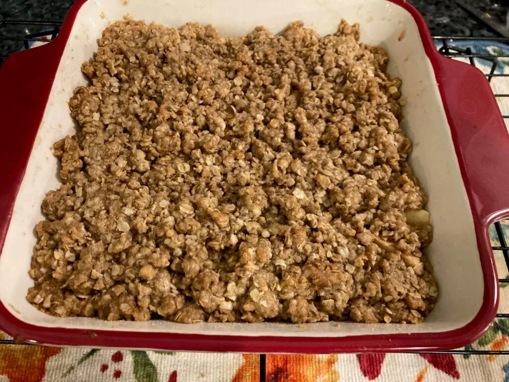 Delicious Apple Crisp from Out of the Box Baking.com