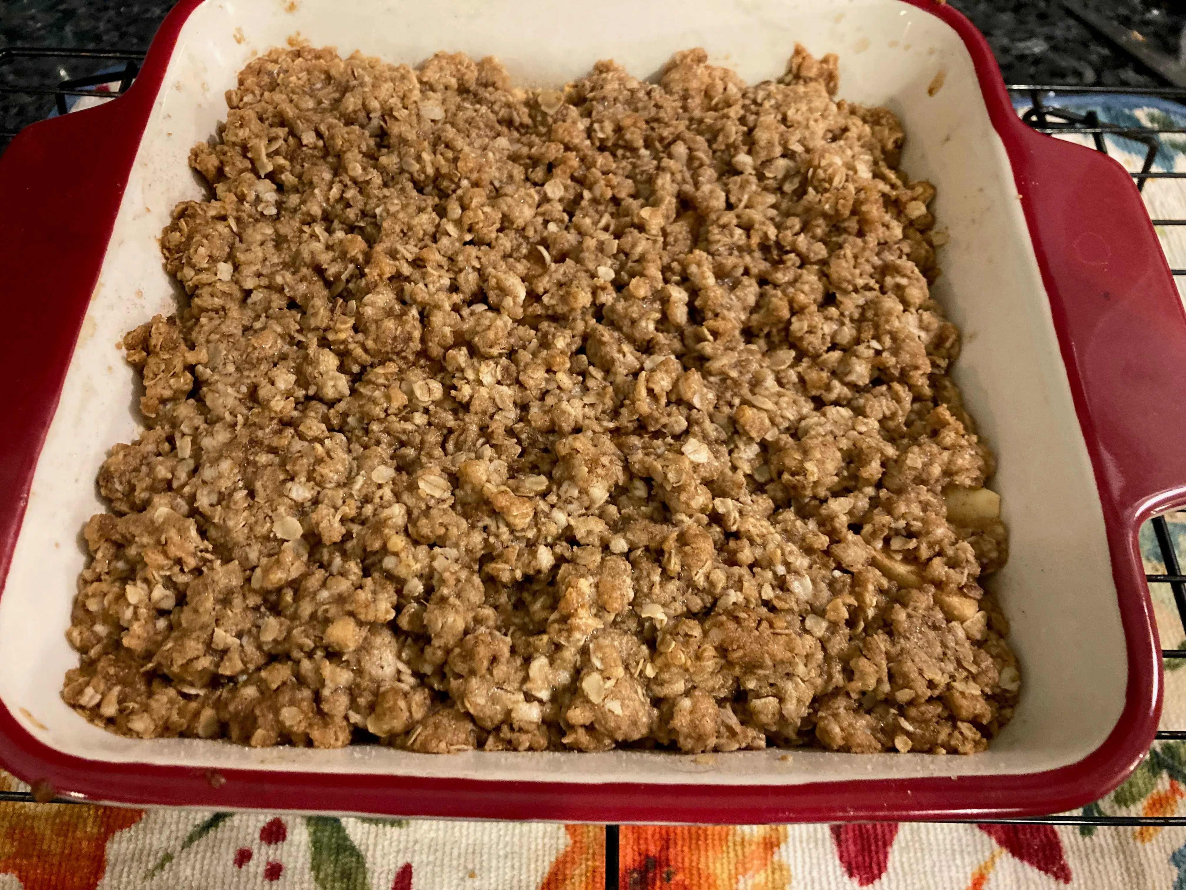 Delicious Apple Crisp from Out of the Box Baking.com