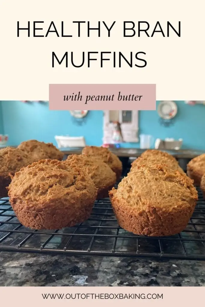 Healthy Bran Muffins with Peanut Butter from Out of the Box Baking.com