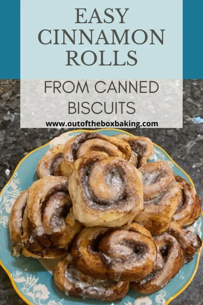Easy Cinnamon Rolls from Canned Biscuits from Out of the Box Baking.com
