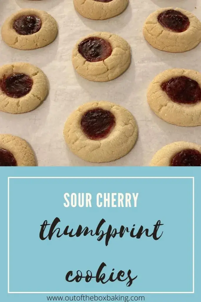 Sour Cherry Thumbprint Cookies from Out of the Box Baking.com