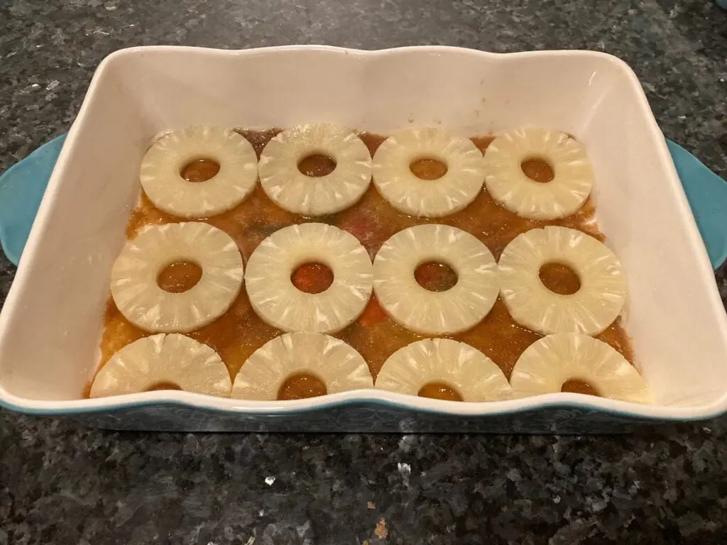 pineapple upside down cake from out of the box baking.com