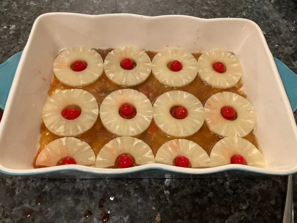pineapple upside down cake from out of the box baking.com